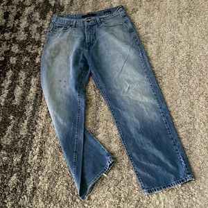 CK Calvin Klein Medium Blue Straight Leg Jean Pants Mens sz 34